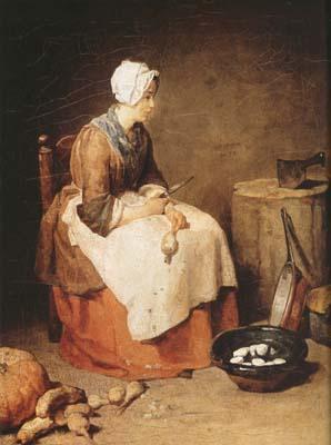 Jean Baptiste Simeon Chardin The Kitchen Maid (mk08) oil painting image
